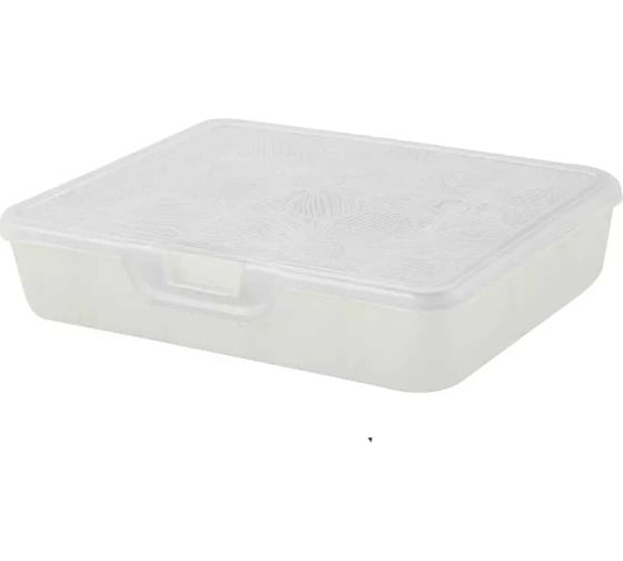 Органайзер ATLASWELD для мелочей Clear с разделителями M 19x16x4,5см белое облако ATLKL401510048 1