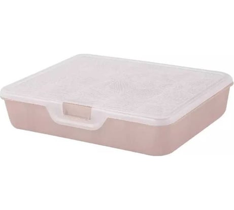 Органайзер для мелочей Clear с разделителями M 19x16x4,5см бежевый топаз ATLASWELD ATLKL401510005