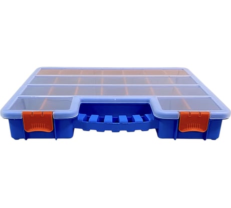 Органайзер ACCURATE 407х340х60 мм синий с лотками JETSystem и разделителями 25 ячеек, AC40761