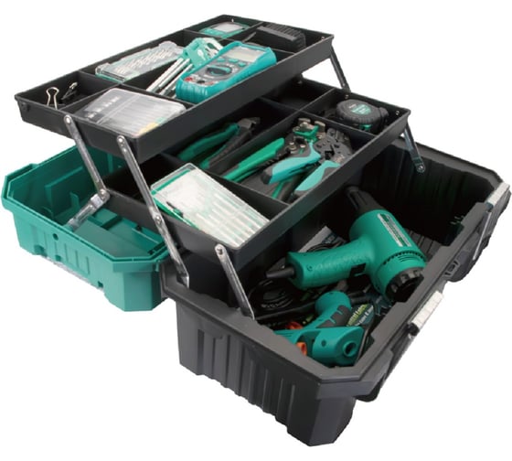 Многофункциональный ящик для инструментов Pro'sKit SB-510 21 3-слойный складной С00040341