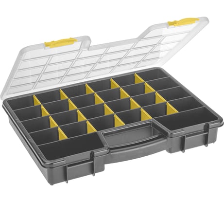 Органайзер Бытпласт WORKER 16", 390х295х60 мм, серый 433240311