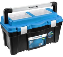 Кейс для инструментов HOEGERT TECHNIK пластиковый, 25' съемный органайзер металлические петли HT7G065