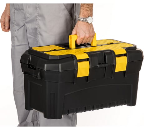 Ящик для инструментов OVK Home Алтай 22,5", 580x320x280 мм, с органайзером и вставкой 221402330/01