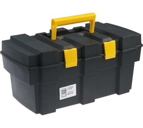 Ящик для инструмента TUNDRA 16", 42.2х22.5х20 см, пластиковый, подвижный лоток, защелки 5664625