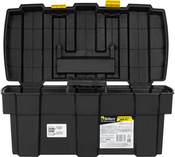 Пластиковый ящик для инструментов Kolner KBOX19/1 19 52,7x28x24,8 см 8110100050