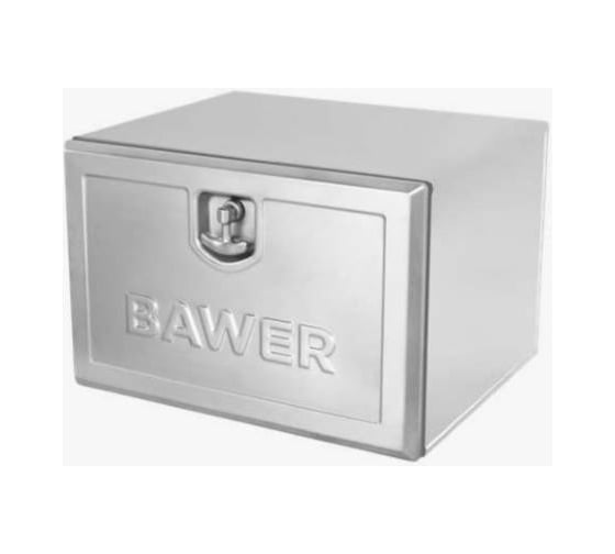 Инструментальный ящик BAWER 600х500х400/H/ алюмиминий, с крышкой из нержавеющей стали, с замком E4200