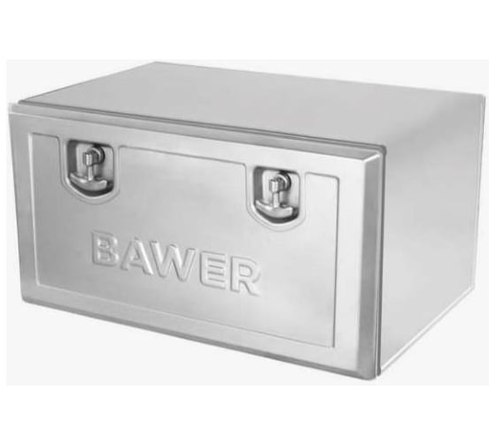 Инструментальный ящик BAWER 800х500х500/H/ алюминий, с крышкой из нержавеющей стали с замками E4250