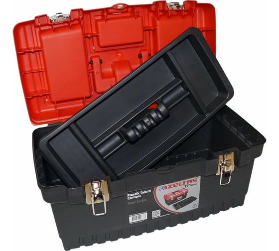 Пластиковый ящик для инструментов IZELTAS 19" 480x267x242 8440331019 YENI model