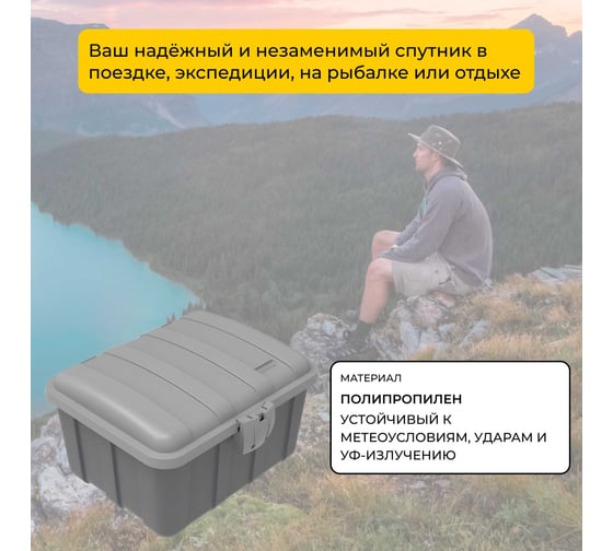 Ящик экспедиционный Татполимер 240x330x420 TravelBox-200 58835