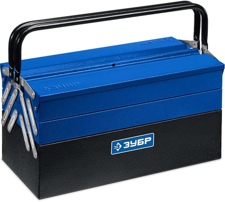 Металлический раздвижной ящик для инструментов ЗУБР Профессионал Ярус-5/19 470x210x225 мм, (19") 38356-19