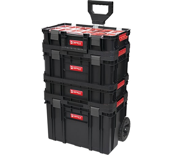 Набор ящиков QBRICK SYSTEM TWO 6 в 1 (TWO CART+TOOLBOX+ ORGANIZER MULTI (2 шт.)+BOX 100 FLEX+ORGANIZER) 2631-52