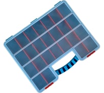 Органайзер Тара.ру п/п 407x340x60 с разделителями, 25 ячеек цв. бирюзовый 36998