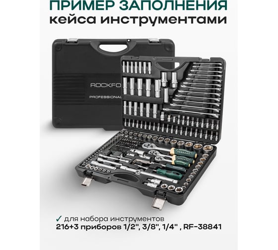 Кейс-органайзер для инструмента Rockforce RF-BC-216(65021)