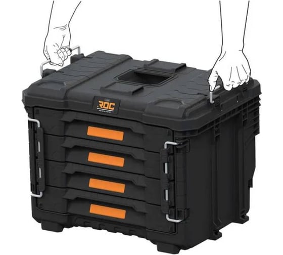 Ящик для инструментов Keter ROC PRO 4 DRAWERS 262661