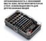 Органайзер Kistenberg Battery Box, пластиковый с тестером для батареек KBBT 4