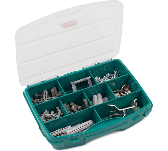 Органайзер Tayg 190х150х42мм, литые перегородки, масса 0,15 кг, зеленый 20001 1