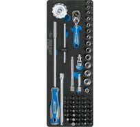 Ложемент KING TONY для набора торцевых головок 1/4" с принадлежностями 9-2553MRV01, 2553MRV01, 859255332B01