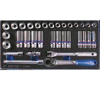 Ложемент KING TONY для набора торцевых головок 3/8" с принадлежностями 3533MRV, 85821732B