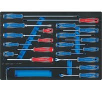 Ложемент KING TONY для набора отверток, съемник клипс и гибкий магнит 9-31920MRV 85819532B