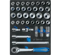 Ложемент KING TONY для набора торцевых головок 1/2" с принадлежностями 9-4037MRV01 85820532B01