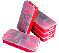 Органайзер для хранения метизов универсальный 23 БОЛТА 20х10 см, 5 шт короб2010ф5