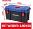 Пластиковый ящик с крышкой WORKPRO (560х340х330, полипропилен, нагрузка 25кг) WP283031 4