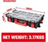 Пластиковый ящик с крышкой Workpro 560х350х125мм, полипропилен, нагрузка 25кг WP283029 2