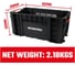 Пластиковый ящик открытый Workpro 557х322х250мм, полипропилен, нагрузка 25кг WP283028 2
