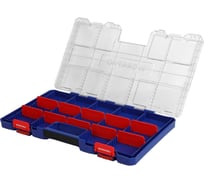 Органайзер системы хранения WORKPRO PRO РТА-L соединяющийся (435x240x45мм, прозрачная крышка из поликарбоната) WP409052