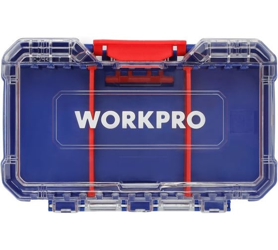Органайзер системы хранения WORKPRO PRO РТА-S соединяющийся (160x95x45мм, прозрачная крышка из поликарбоната) WP409050 1