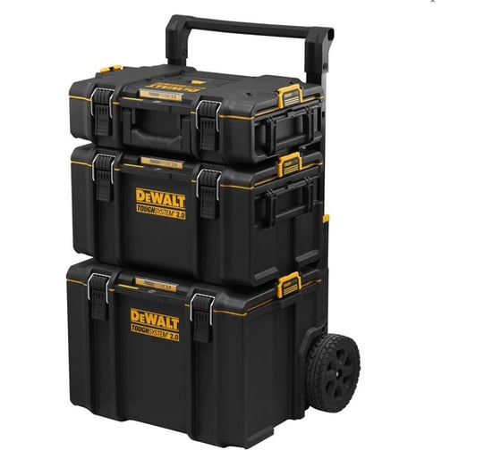 Комплект из 3-х модулей Dewalt TOUGHSYSTEM 2.0 (DS165, DS300 и DS450 Mobile Box) DWST83402-1 1