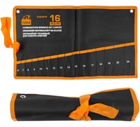 Органайзер тканевый для набора ключей ISMA 16 предметов, 600х350мм ISMA-5161P-P(58949)