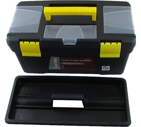 Инструментальный пластмассовый ящик CNIC 356x180x153мм 14" G714  55004