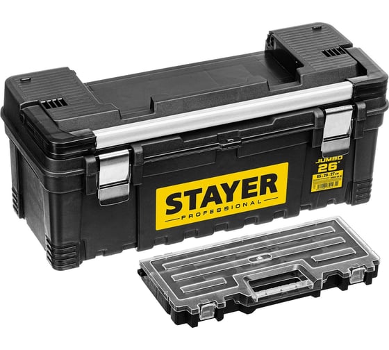 Ящик для инструмента STAYER JUMBO-26 пластиковый 38003-26_z01