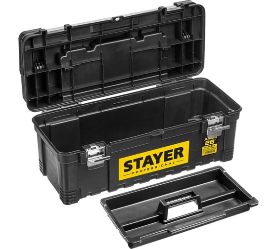 Ящик для инструмента STAYER JUMBO-26 пластиковый 38003-26_z01