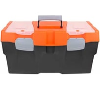 Ящик для инструмента пластиковый FIT 17, 440х240х210 мм, металл.замки, алюминиевая ручка 65588