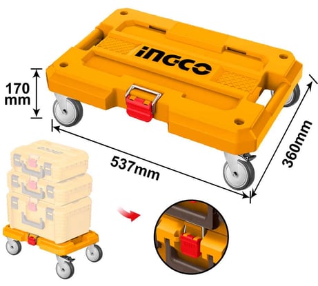 Платформа на колесах для модульных ящиков (4) INGCO HHWB61001