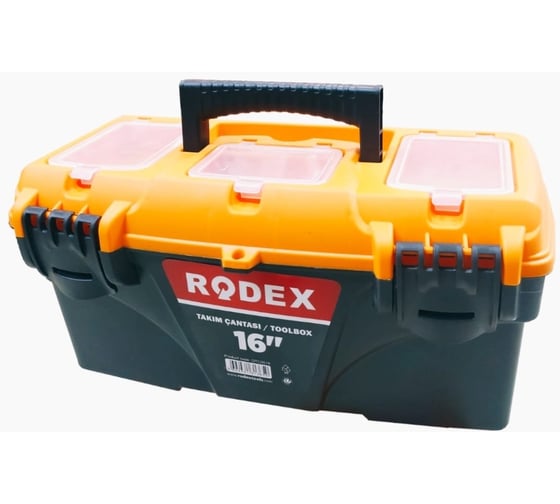 Ящик для инструментов Rodex Оранжевая Крышка размер 16 OTC0016 1