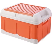 Ящик органайзер Порядкофф FK-210 Дуэ оранжевый 1 отд. +съемная полка-органайз., 47x34x29см, пластик 4606400631965