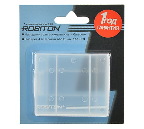 Футляр для элементов питания Robiton Robibox BL1 5271 05271