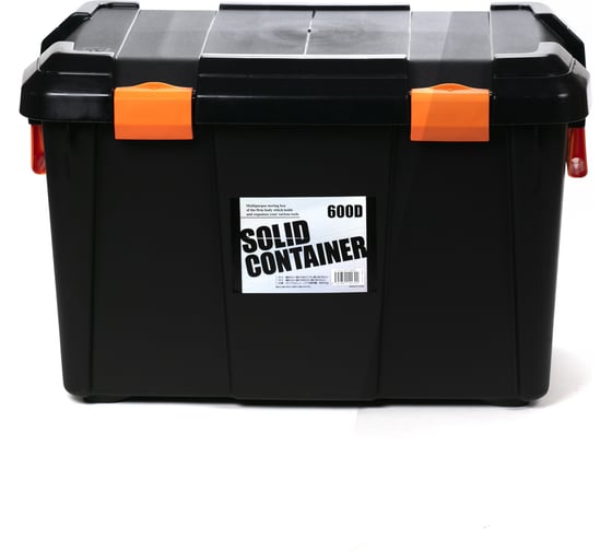 Экспедиционный ящик IRIS OHYAMA HD BOX SOLID CONTAINER чёрный, 45 литров 60x37,5x38 см SC600D