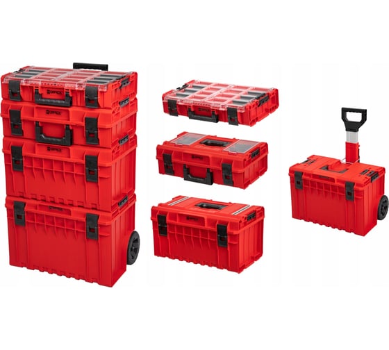 Набор ящиков для инструментов QBRICK system one ultra hd red 4 set 10501348
