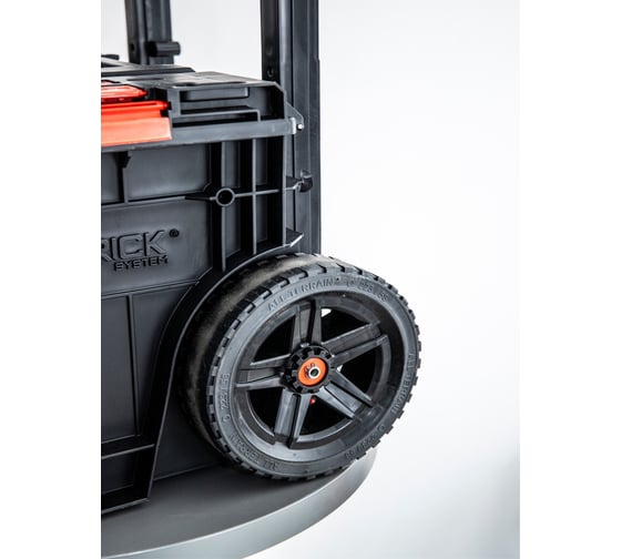 Ящик для инструментов на колесах с телескопической ручкой QBRICK system one cart 2.0. 2631-2