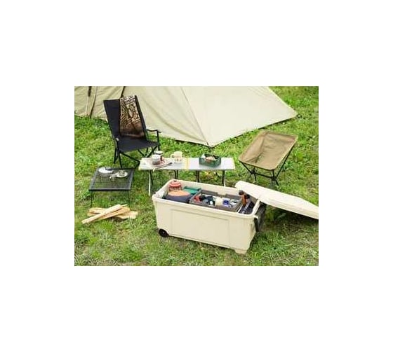 Экспедиционный ящик IRIS OHYAMA IRIS OUTDOOR BOX 1000 бежевый, 160 литров, 100x50x50 см ODB1000B
