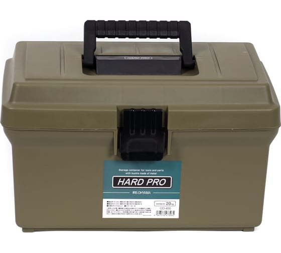 Ящик для инструмента IRIS OHYAMA IRIS HARDPRO 400 хаки OD-400KH-HP