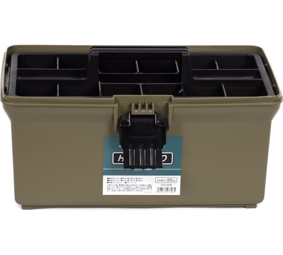 Ящик для инструмента IRIS OHYAMA IRIS HARDPRO 400 хаки OD-400KH-HP