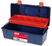 Ящик для инструмента Tayg №24 синий, с кантилевером, 400x206x188 мм 124006