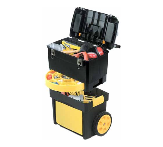 Ящик с колесами Mobile Work Center 2 in 1 двухсекционный (47х29.8х61.9 см) Stanley 1-93-937