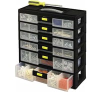 Органайзер вертикальный с 6-ю выдвижными секциями Pack'n Latch (31.1x34.9x15 см) Stanley 1-92-086
