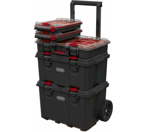 Ящик для инструментов Keter Stack N Half footprint org. 253381